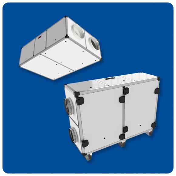 Unità VMC canalizzabili serie HR  90 > 500 m3/h